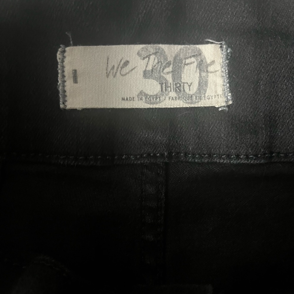 Free People We the Free Flare Jeans Black Size 30 - Picture 7 of 7